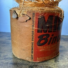 Vintage Midwest Cordage Co Binder Twine Full Roll Treated Product Of Mexico