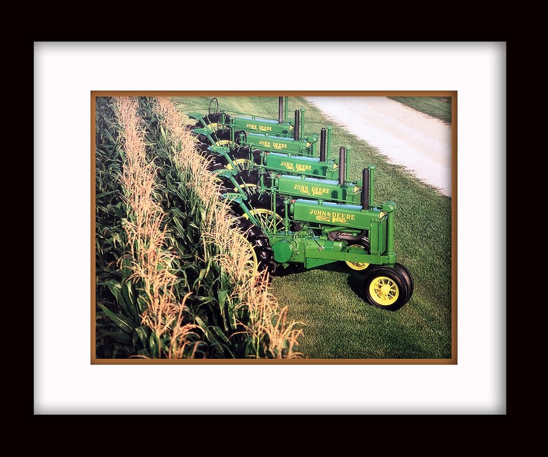 JOHN DEERE – ‘1934-38 Model A Collection” • Custom Framed Andy Kraushaar Print