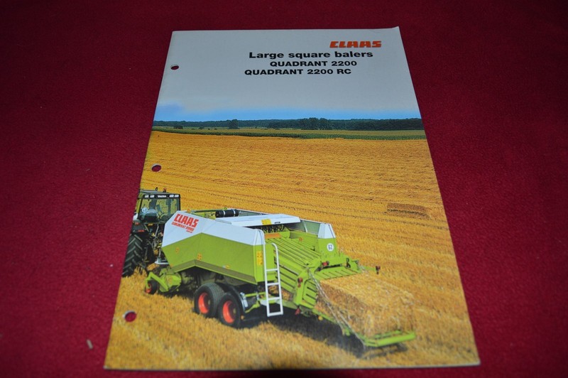 Claas Quadrant 2200 Large Square Baler Dealers Brochure GDSD2