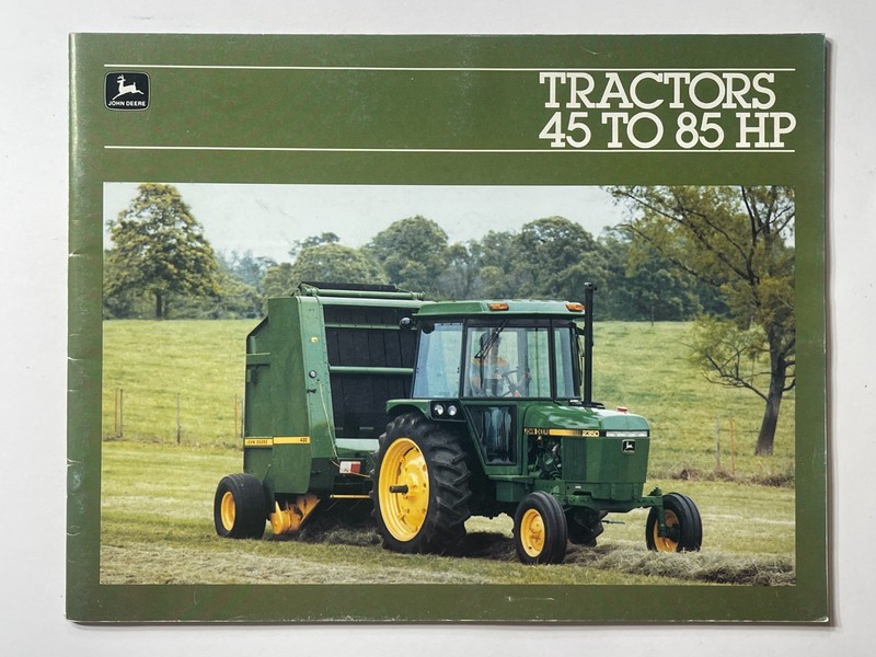 John Deere Tractors 2150 – 2950 45-85 HP Sales Brochure *1984* (Showroom Book)