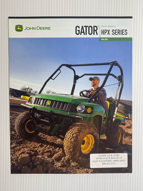 John Deere Gator HPX 4×4 Series Sales Brochure *2012* (Showroom Sales Booklet)