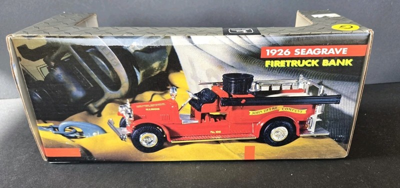Ertl 1:30 Diecast 1926 Seagrave Fire Truck John Deere Company Bank VTG 1992 USA gallery