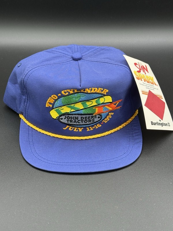 Vintage John Deere 1994 Two Cylinder Expo IV Hat With Tags K Products USA