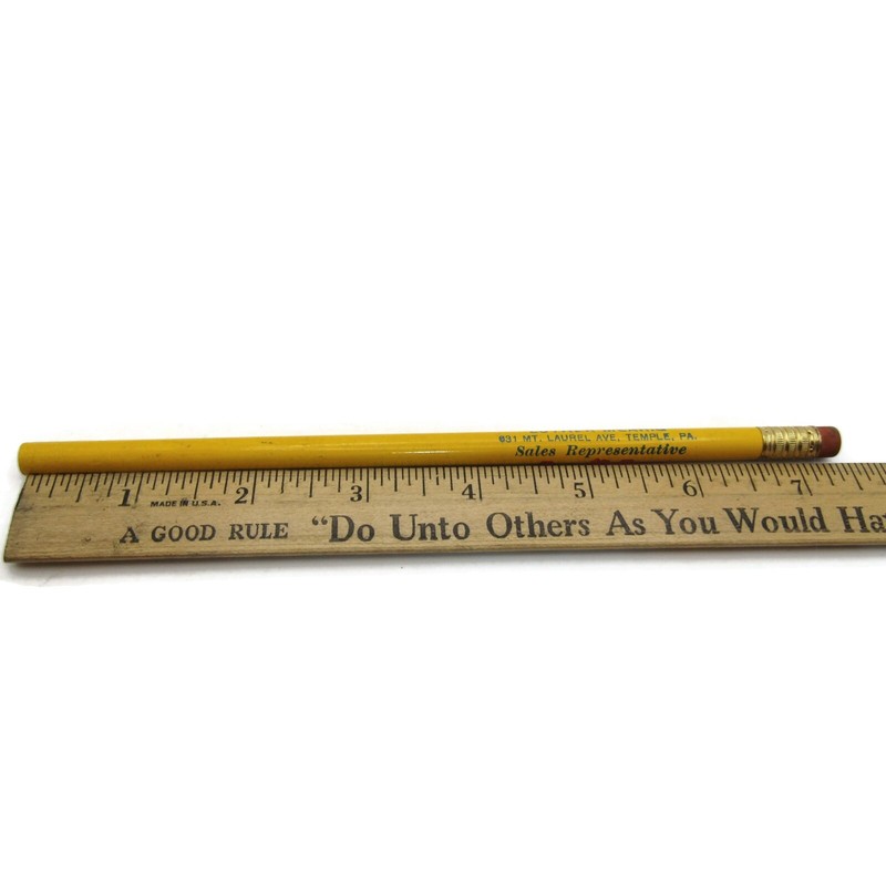 Vintage Red Rose Dog Food Advertising Pencil Temple PA John W. Eshelman Feed gallery