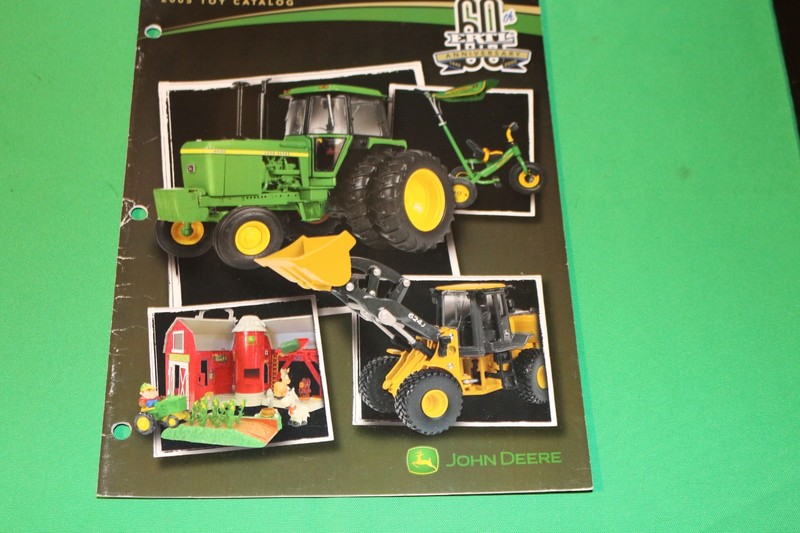 Ertl 60th Anniversary John Deere Toy Catalog 2005 + other toy insert pages 1LOT