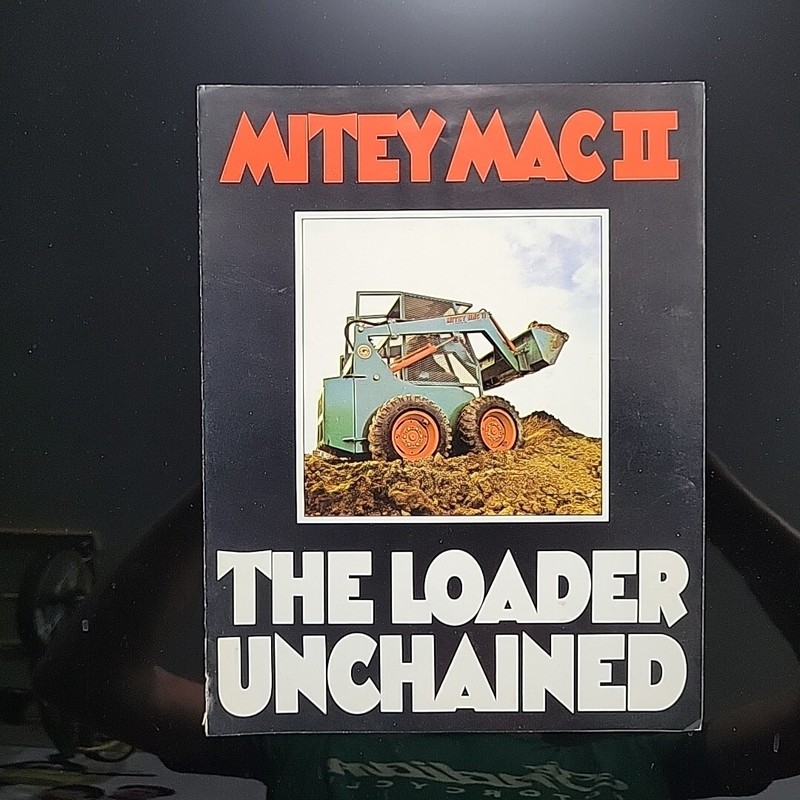MIGHTY MAC II 2 Loader Skid Stear Vintage Advertising Sales Brochure Model 10