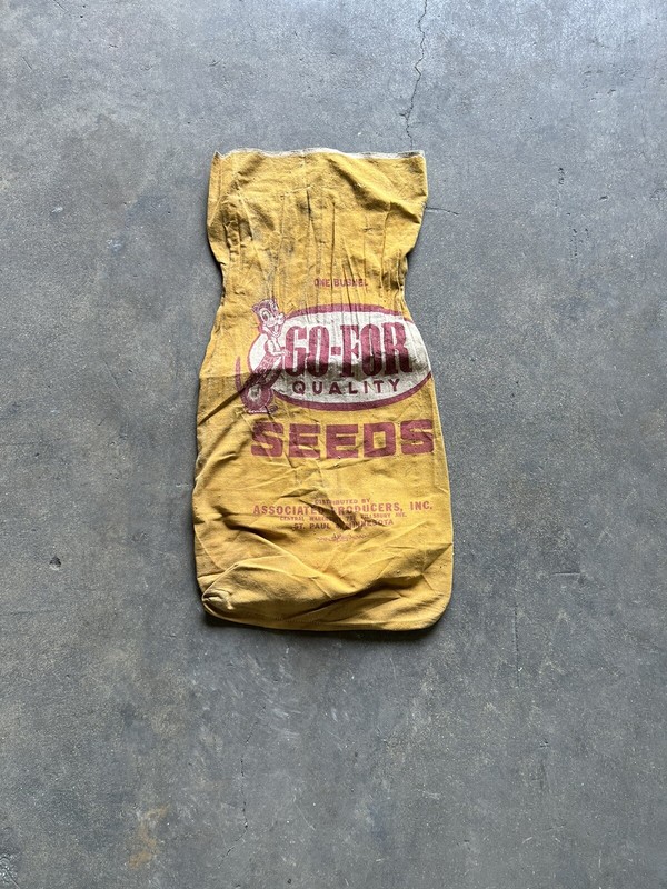 Vintage Go-For Feed Sack Minneapolis, MN Associated Producers Corn Gopher Corn
