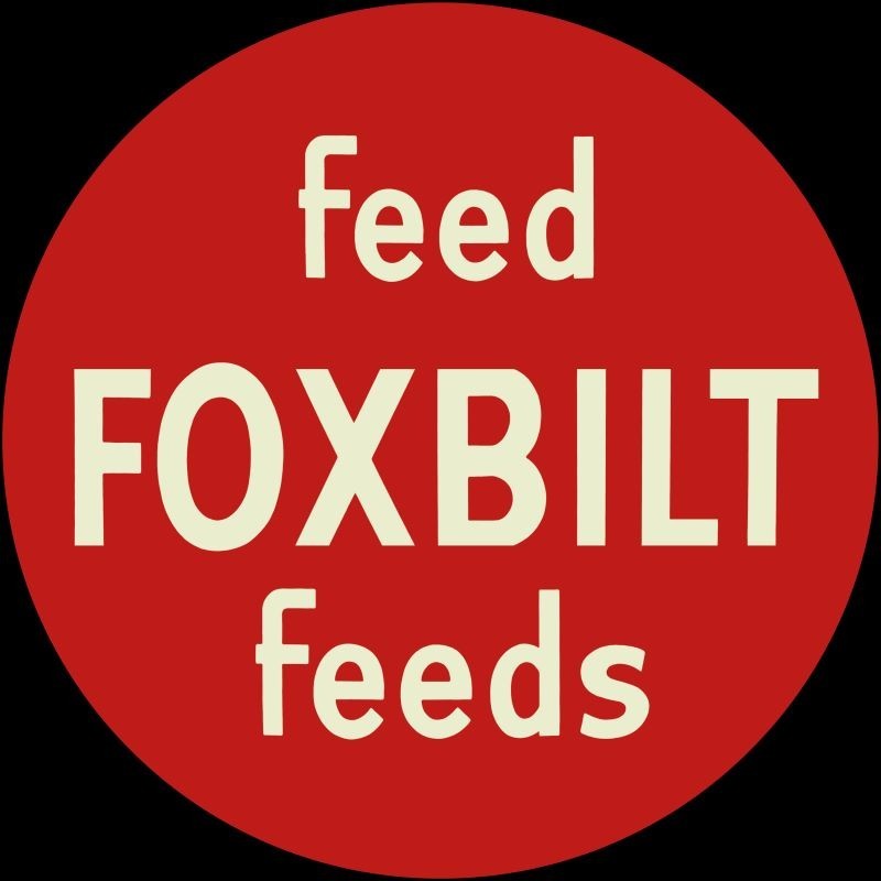 Feed FOXBILT Feeds NEW METAL SIGN: 12″ Dia. Round Free Shipping