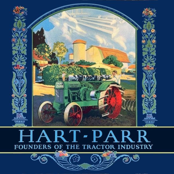 Hart Parr – Founders of the Tractor Industry NEW Metal Sign: 12×12″ Square