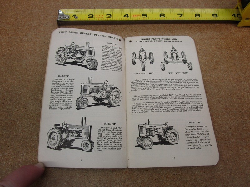 1948 1949 John Deere 82nd Edition FARMERS POCKET LEDGER ORIGINAL Glencoe MN gallery