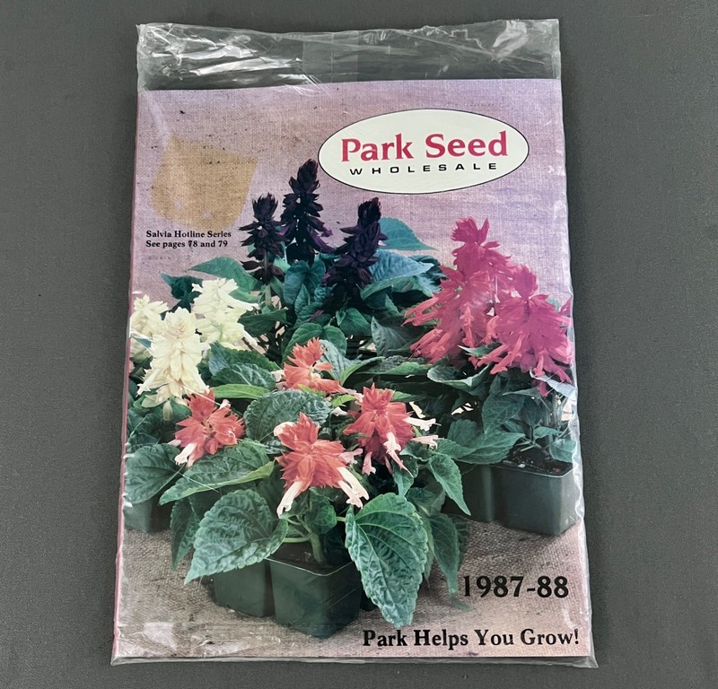 Vtg 1987-88 Park Seed Catalog Wholesale Unopened in Plastic Sleeve Flowers Vegs