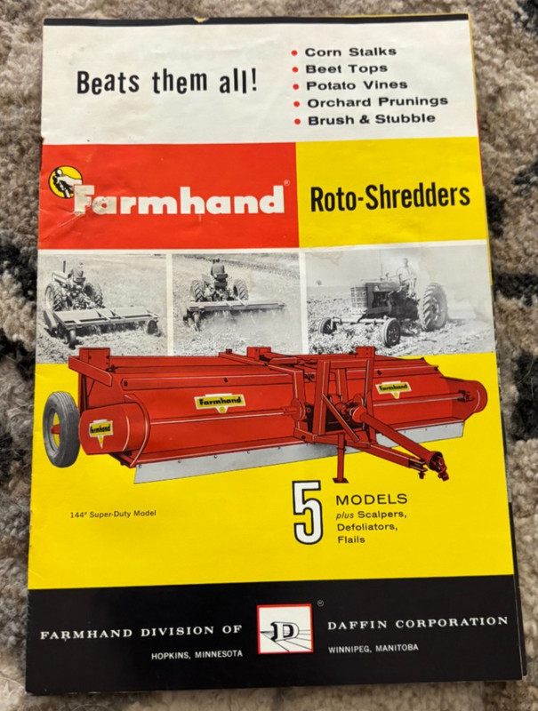 Farmhand Roto-Shredders Brochure FCCA