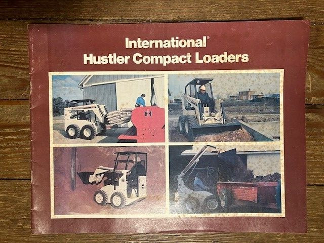 Vintage Original IH International Harvester Hustler Compact Loaders book