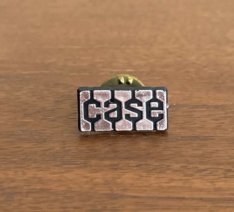 Vintage CASE Equipment Trademark Logo Lapel Pin Tie Tack Hat