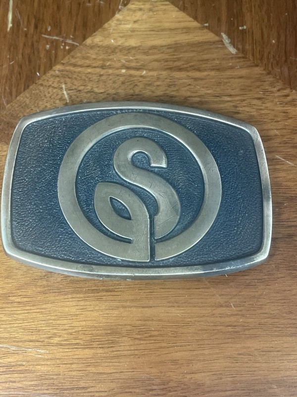 Vintage 1982 Stauffer Seeds Good Neighbor Days Farming Belt Buckle