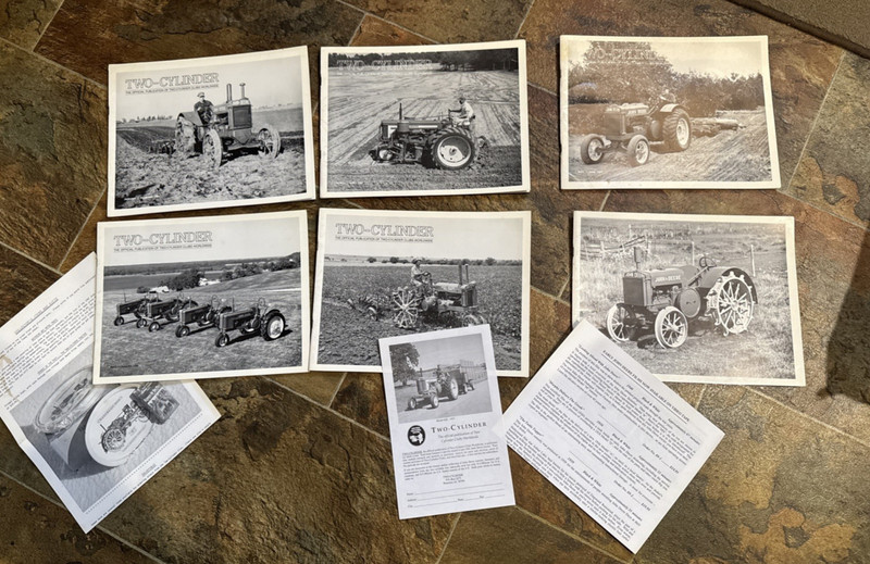 SIX -1989 magazines TWO CYLINDER CLUB John Deere Tractors PHOTOS News Articles