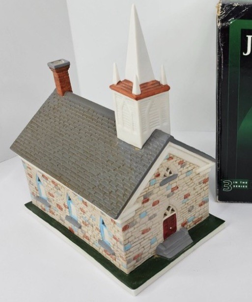 Vintage John Deere Heritage Collection Porcelain Replica of Grand Detour Church