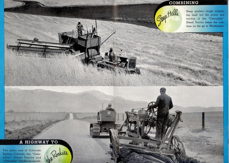 ANTIQUE 1930s ISSUE 63 "CATERPILLAR MAGAZINE" Great Graphics gallery