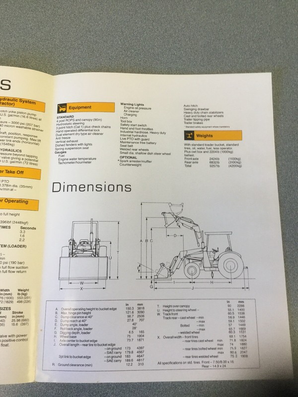 Massey Ferguson MF20F Landscaper 4 Pages 1986 gallery