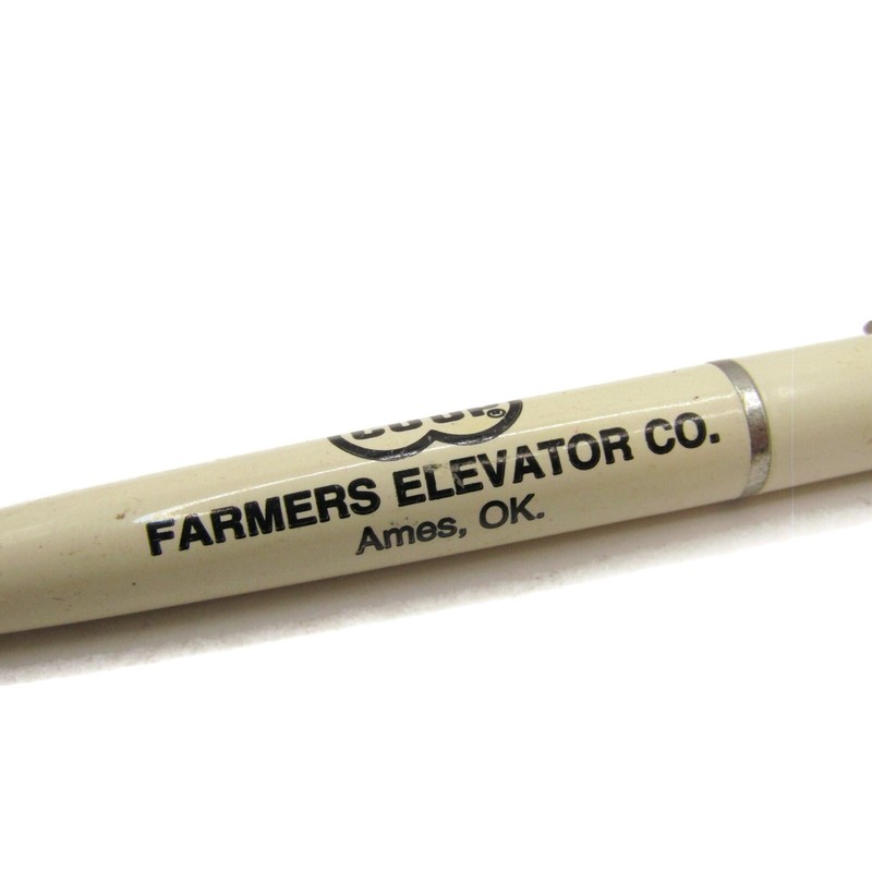 Vintage Farmers Elevator Co. Pen Ames OK Oklahoma Agriculture Advertising