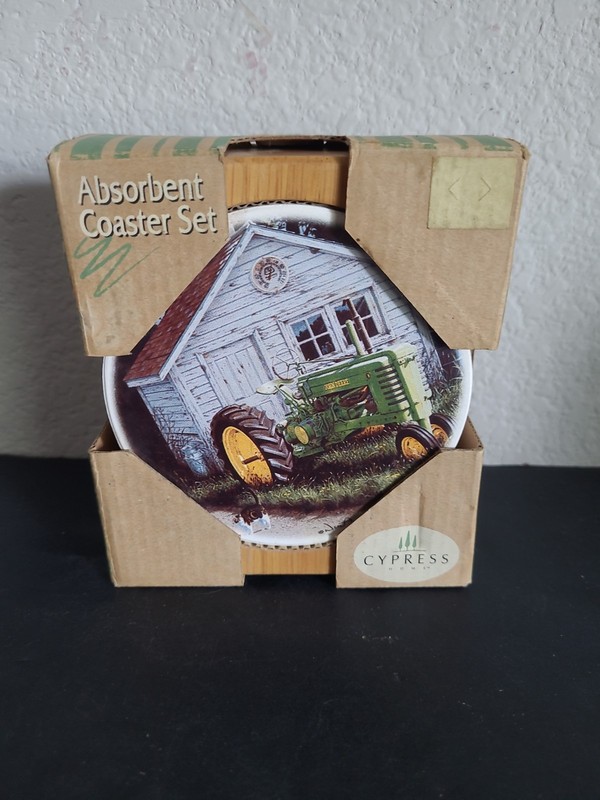 2006 John Deer Tractor Absobent Coaster Set