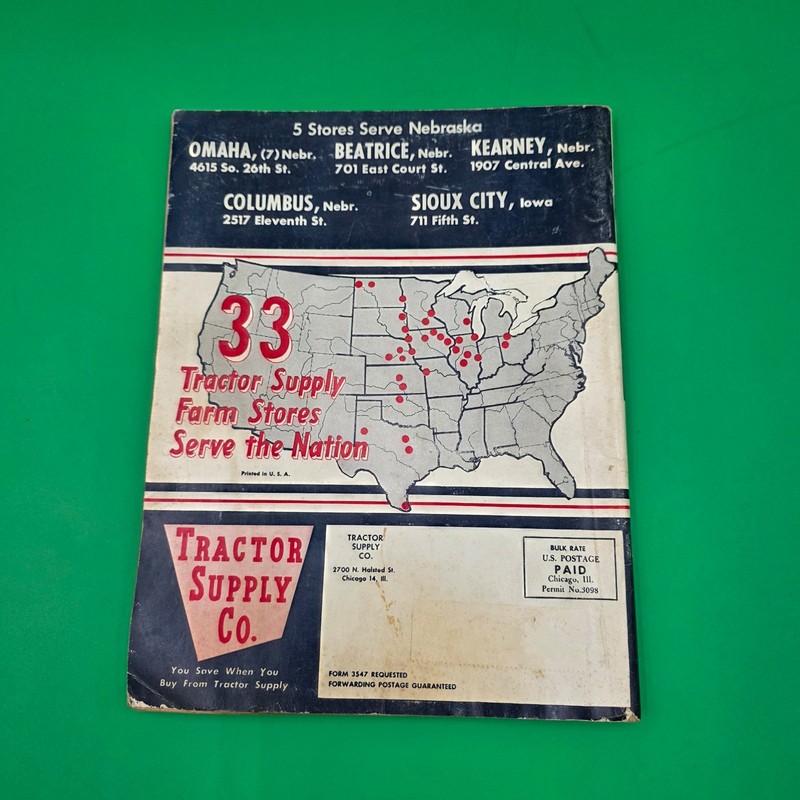 Vintage Tractor Supply Co 1958 Tractor Parts Blue Book Parts & Equipment gallery