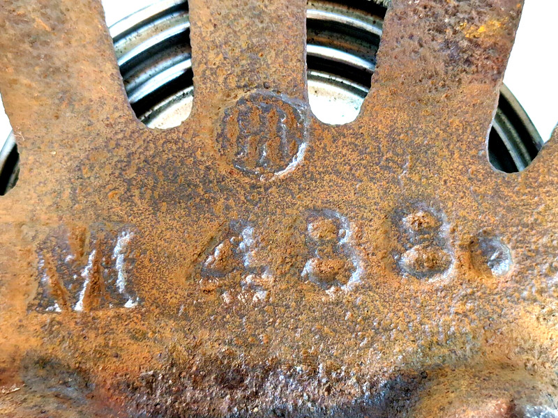 Vintage Antique Cast Iron IH M488 International Harvester Tractor Implement Seat gallery