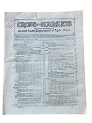 1931 Crops Livestock Market United States Department Agriculture USDA Price List