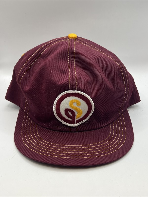 FARMER SEED CORN ADVERTISING HAT SWAN FEED/SEE SNAPBACK HAT