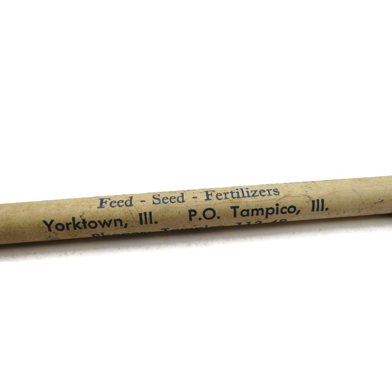 Vintage Advertising Pencil Yorktown Lumber & Grain Co. Illinois Farming Ag Promo gallery