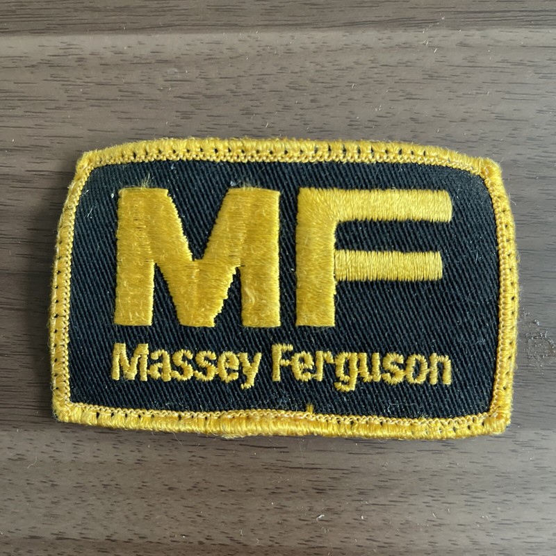 Vintage MF Massey Ferguson Collectors Tractor Farming Trucker Hat Patch Rare