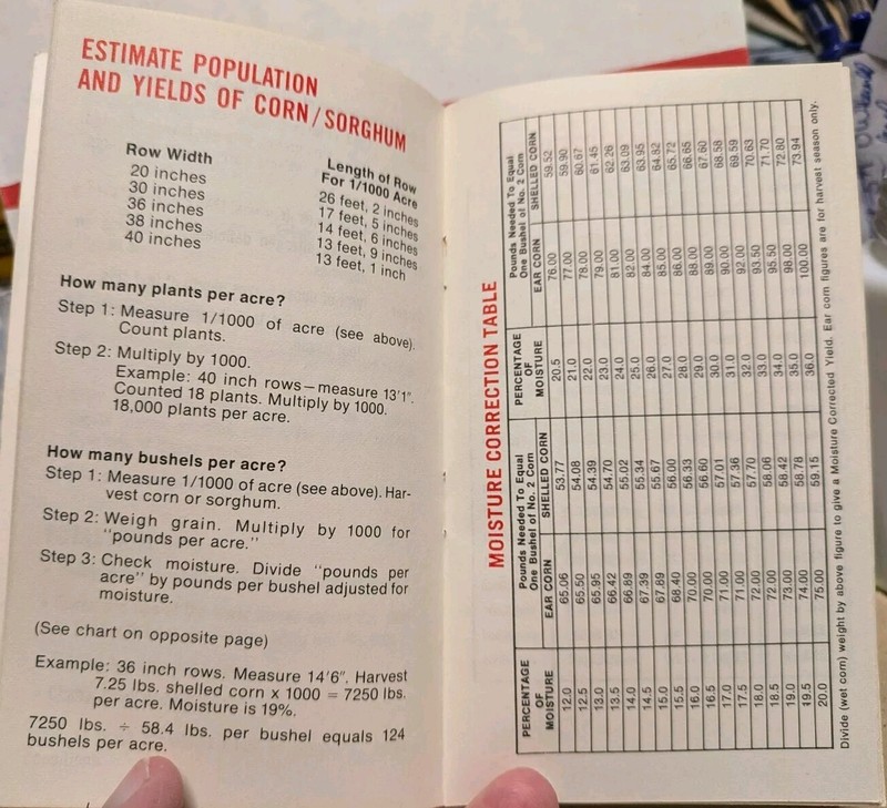 1976 P-A-G Seeds Pocket Notebook Seed Corn Alfalfa Orchard Grass Minneapolis MN gallery