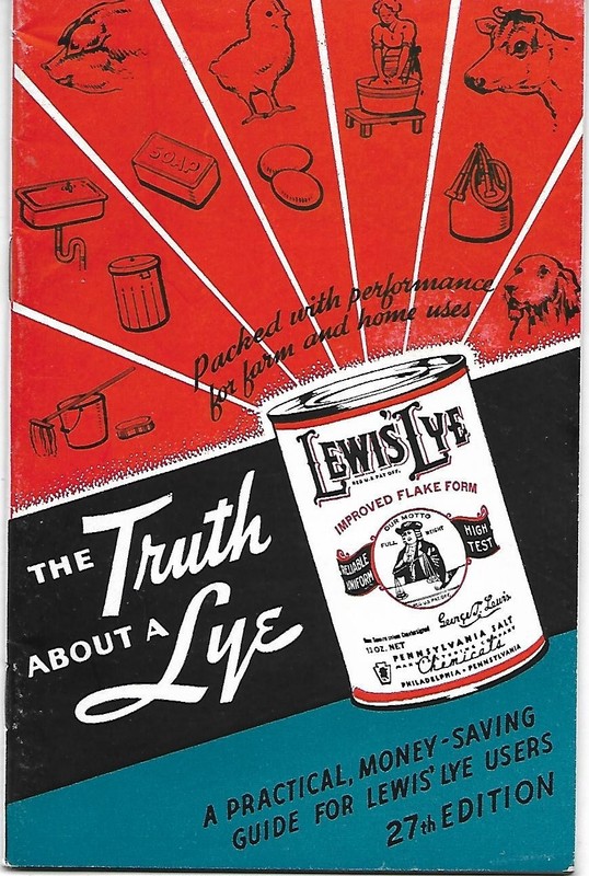 Brochure – Lewis’ Lye – Guide to Handy Uses for Farm and Home c1940’s (F9498) S