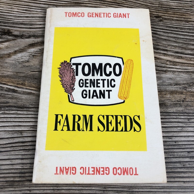 Vintage Tomco Genetic Giant Farm Seeds Agriculture Notepad Advertising