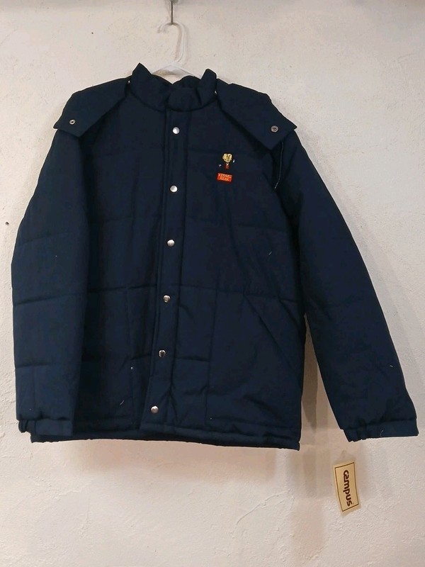 1970 Kernel Renk Seed Jacket Campus Advertising Farm Agriculture Renk Seed XL