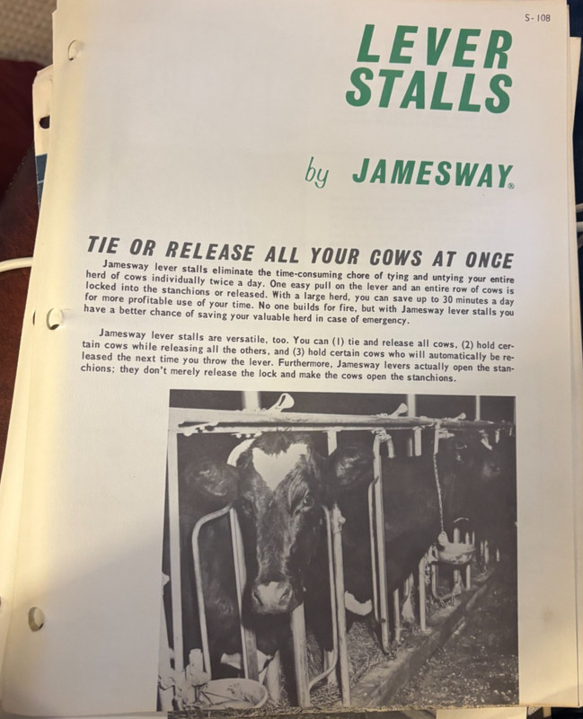 JamesWay Lever Stall Brochure AMIL25