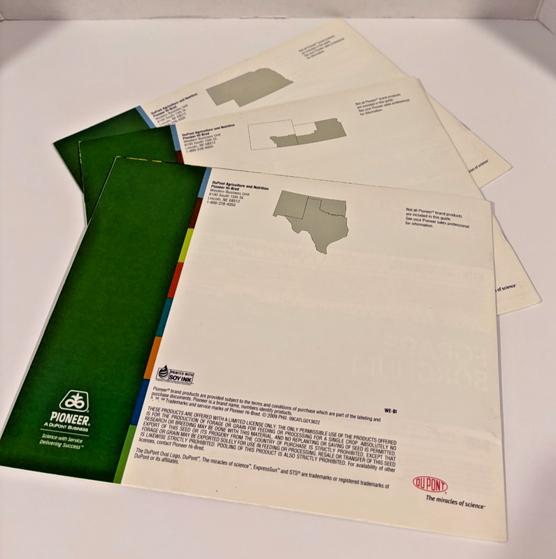 Pioneer Seed Catalog Lot 3 2010 Farm Ag Guides TX OK KS CO NM NE Corn Milo Soy gallery