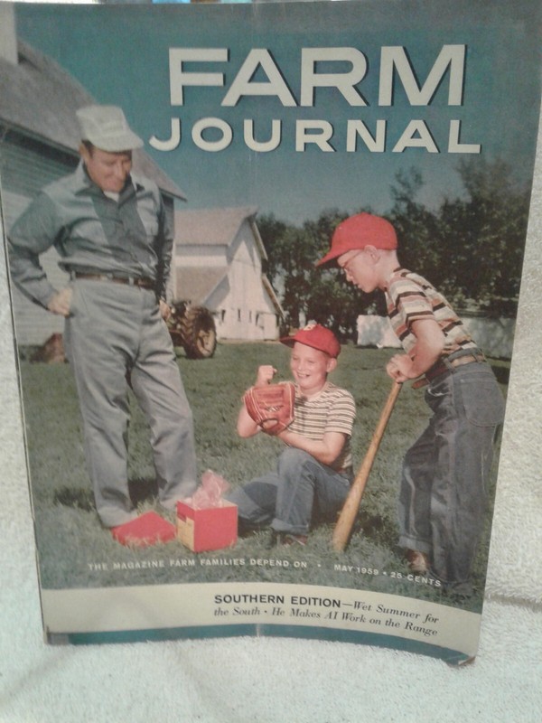 MAY 1959 FARM JOURNAL magazine SOUTHERN EDITION FORD SALEM GMC 7UP TEXACO ads