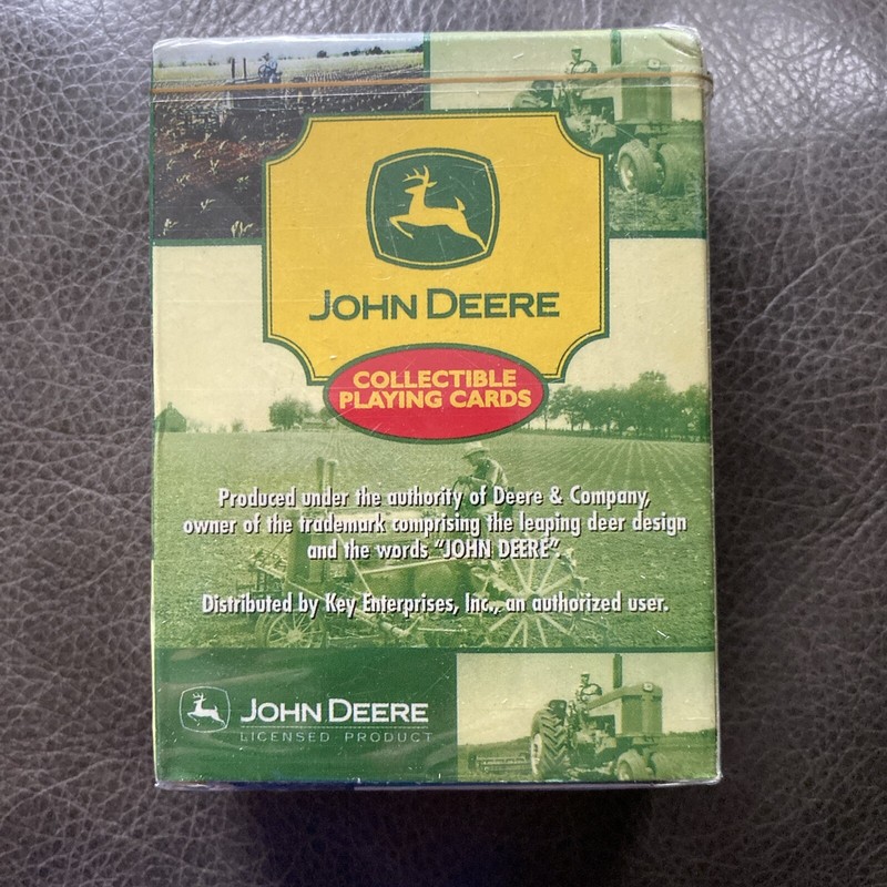 JOHN DEERE COLLECTIBLE PLAYING CARDS FACTORY SEALED NEW IN BOX Fathers Day