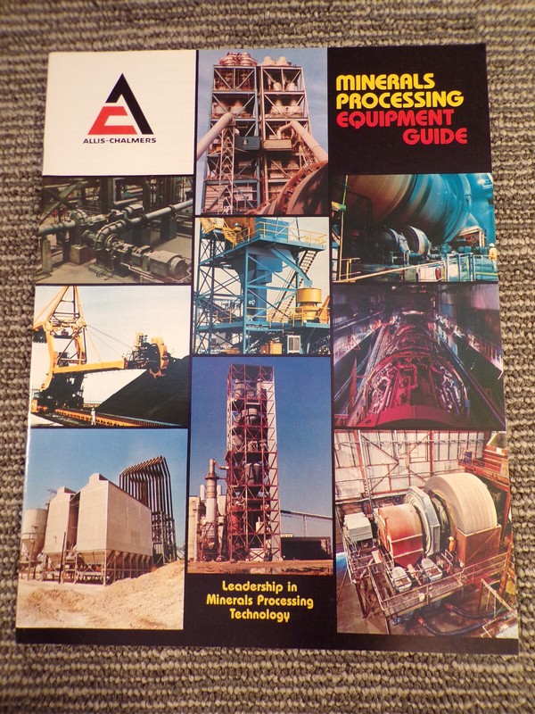 Allis Chalmers Mineral Processing Equipment Guide 1981 Sales Brochure