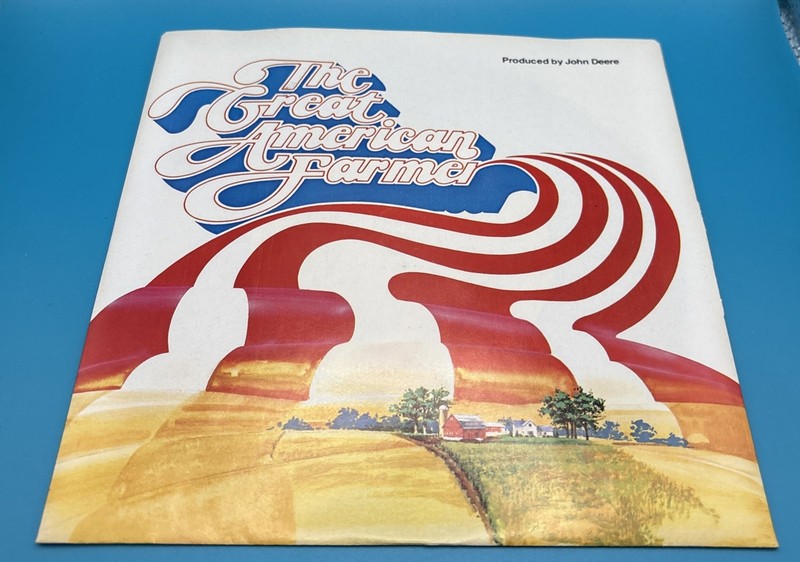 VINTAGE 1975 JOHN DEERE THE GREAT AMERICAN FARMER RECORD ALBUM
