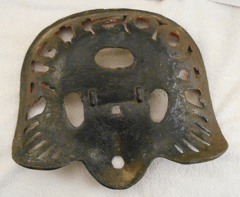 Neat antique HOOSIER cast iron tractor seat gallery