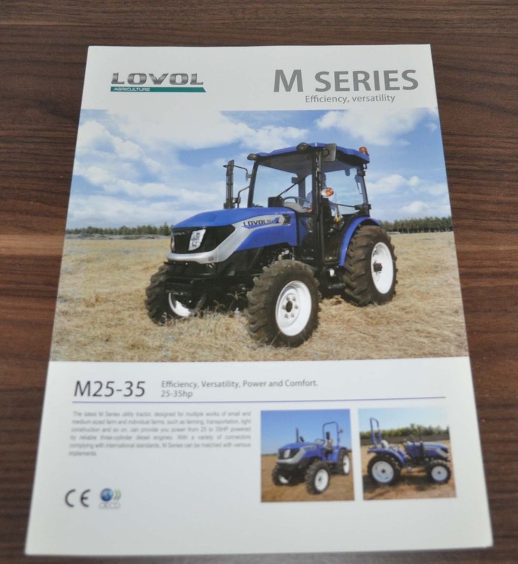 Lovol M Series Tractor China Specification Brochure Prospekt