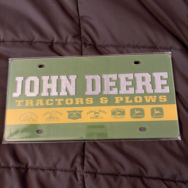 WinCraft John Deere License Plate Trademark