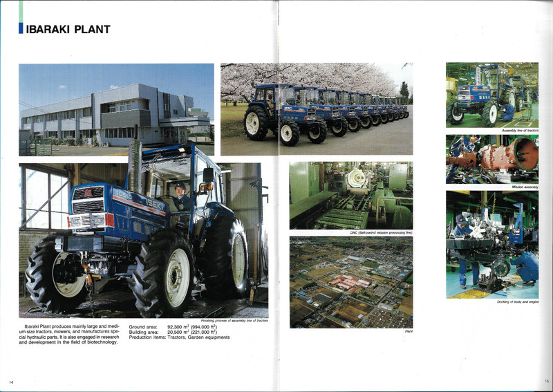 ISEKI AGRICULTURAL MACHINERY 36 PAGE BROCHURE gallery