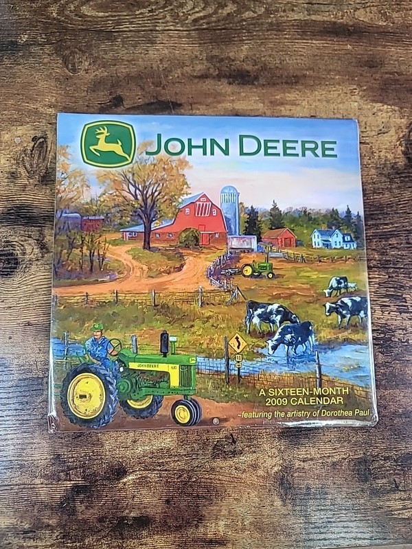 John Deere Calendars 2005 2008 2009 Lot of 3 Factory Sealed Vintage Rare gallery