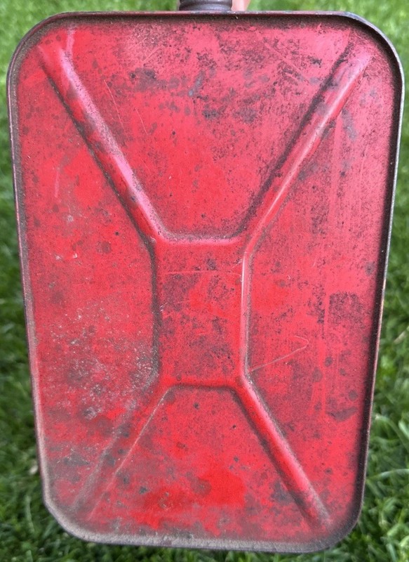 Vintage Jacobsen Metal Fuel Gas Gasoline 2-1/2 Gallon Tank Can Power Mowers gallery