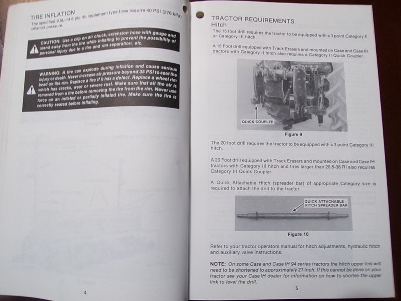 Case IH 5200 Grain Drill Operator's Manual 1986 gallery