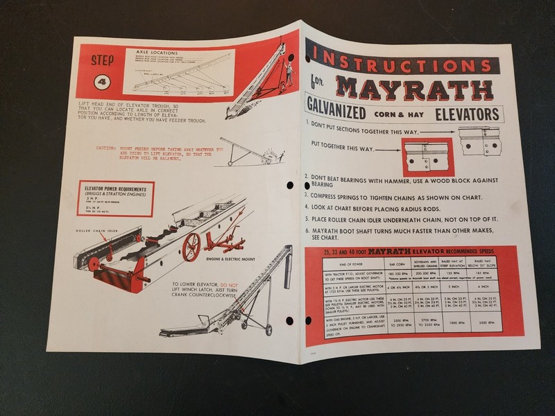 Vintage Lot Farm Salesman Letters Brochures Mayrath Meyer Elevator Farmrite T55 gallery