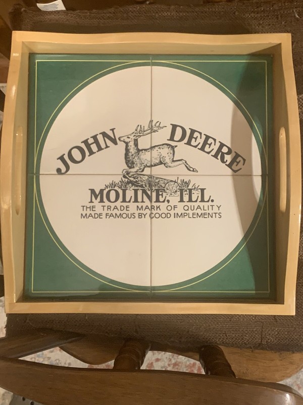 John Deere Moline Ill Advertising Serving Tray gallery
